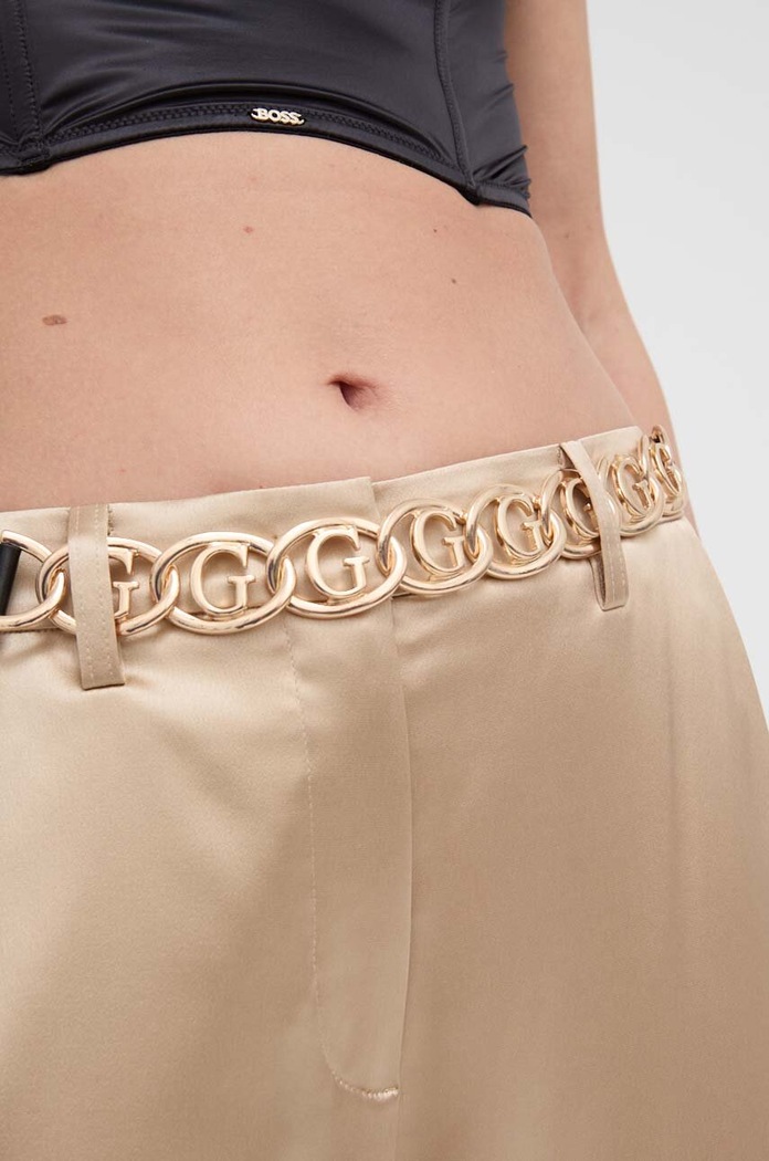 Guess spodnie MARZIA beżowy W4GB50.WG7C0