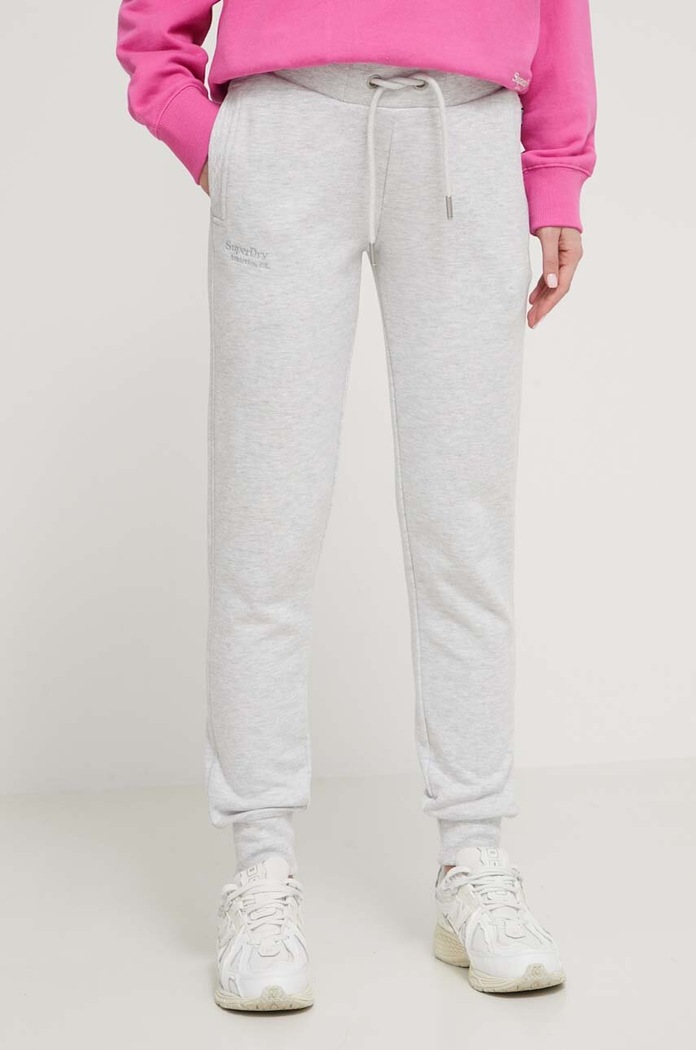 Tepláky Superdry směs šedá W7011039A.5WB