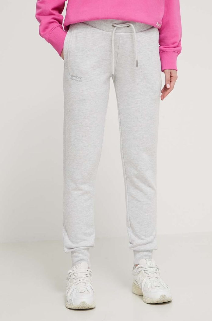 Tepláky Superdry směs šedá W7011039A.5WB