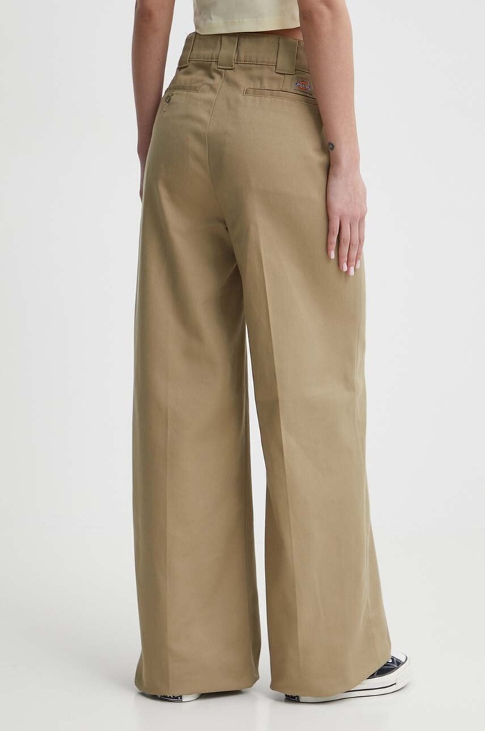 Oblečenie Nohavice Dickies WIDE LEG WORK PANT W DK0A4YSE zelená