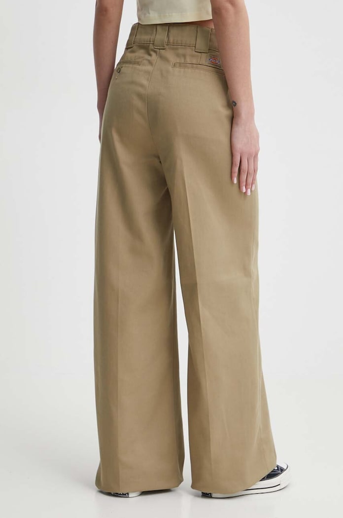 Oblečenie Nohavice Dickies WIDE LEG WORK PANT W DK0A4YSE zelená