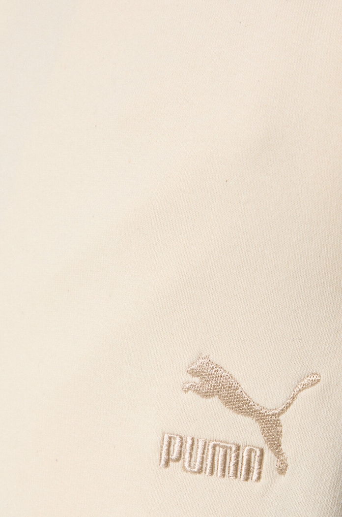 Puma spodnie dresowe bawełniane BETTER CLASSIC beżowy 624235