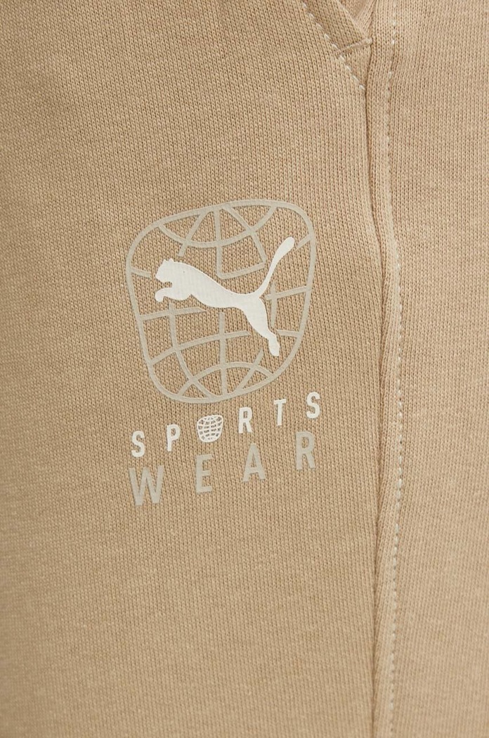 Tepláky Puma BETTER SPORTSWEAR béžová 679010