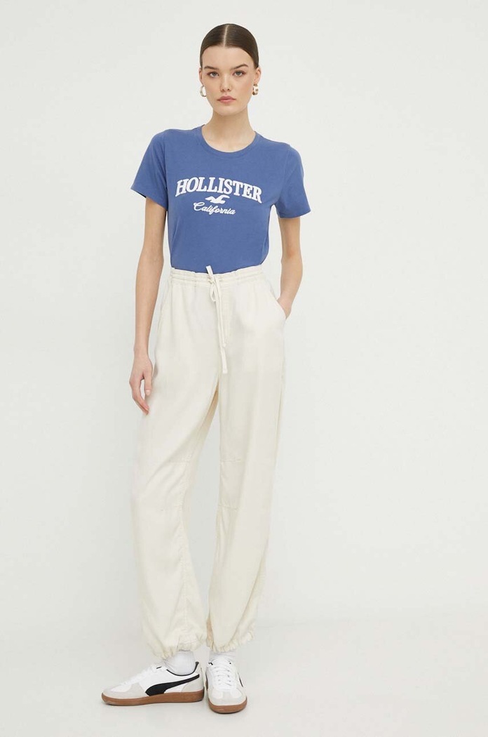 Панталон Hollister Co. KI356.4079.178 бежов SS24