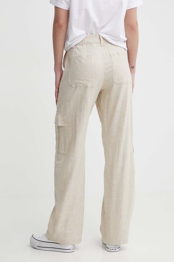 Oblečení Plátěné kalhoty Hollister Co. KI356.4121.110 béžová