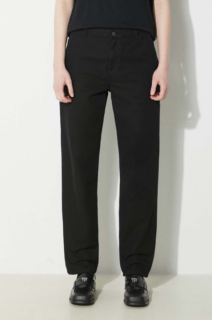 Bavlněné kalhoty Carhartt WIP Pierce Pant černá I033140.8902