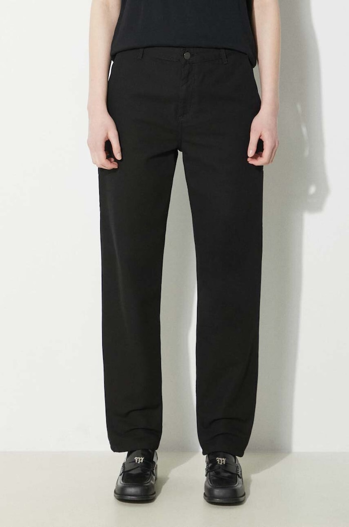 Bavlněné kalhoty Carhartt WIP Pierce Pant černá I033140.8902