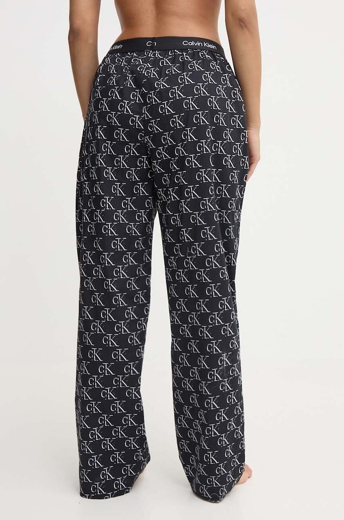 Calvin Klein Underwear spodnie piżamowe bawełniane 000QS6973E czarny SS24