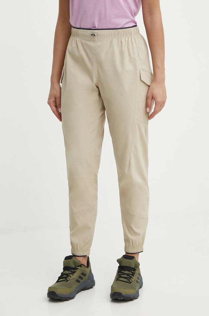 Helly Hansen spodnie outdoorowe Vista tkanina beżowy 63306