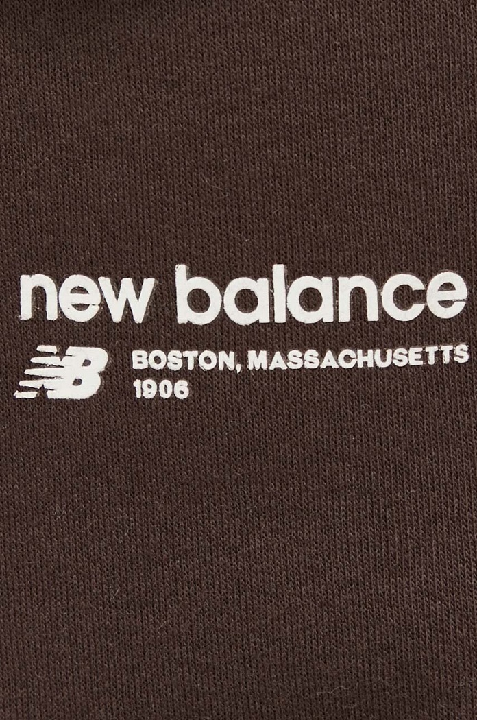 Tepláky New Balance WP33513KCF hnědá WP33513KCF