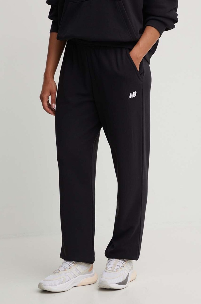 New Balance spodnie dresowe Sport Essentials dzianina czarny WP41500BK