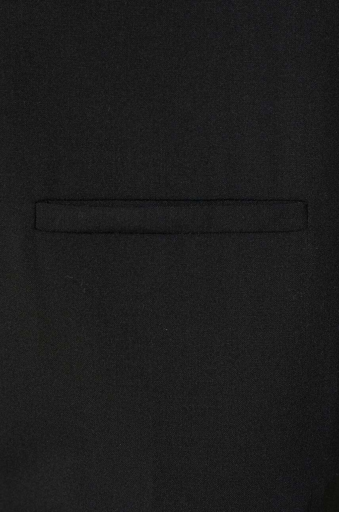 Vlněné kalhoty JW Anderson Front Pocket Straight Trousers TR0332.PG1321.999 černá