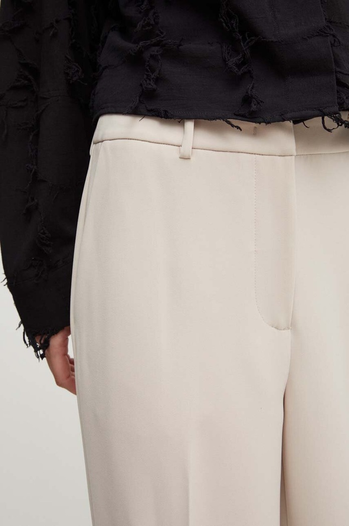 Bruuns Bazaar spodnie BrassicaBBEleza pants beżowy BBW3304
