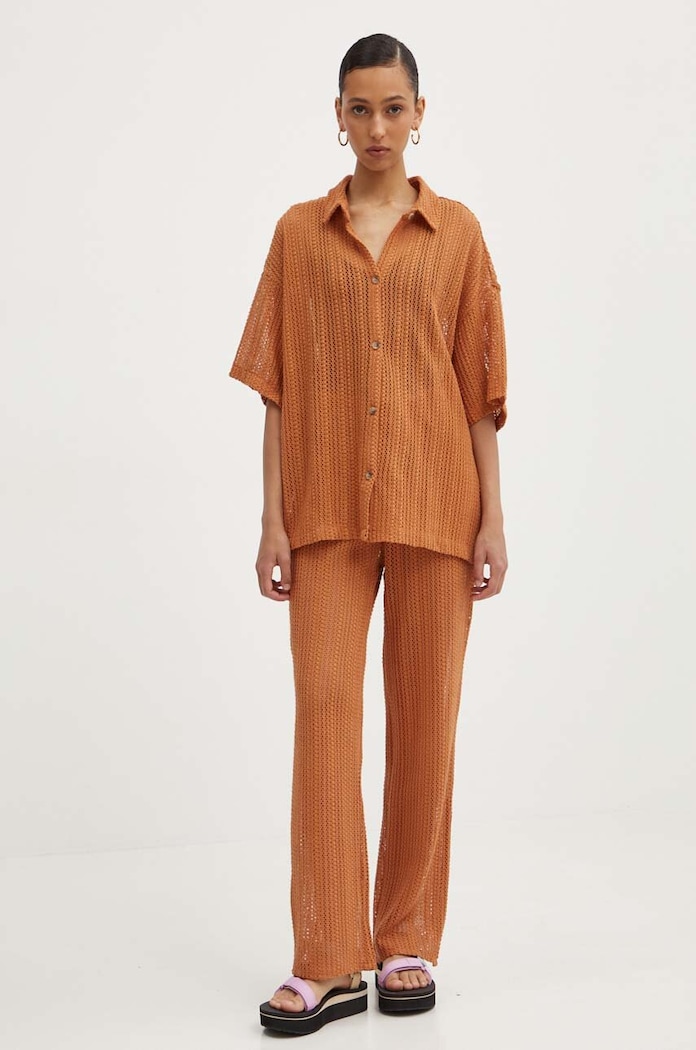 Billabong spodnie LARGO ABJX600226 pomarańczowy SS24