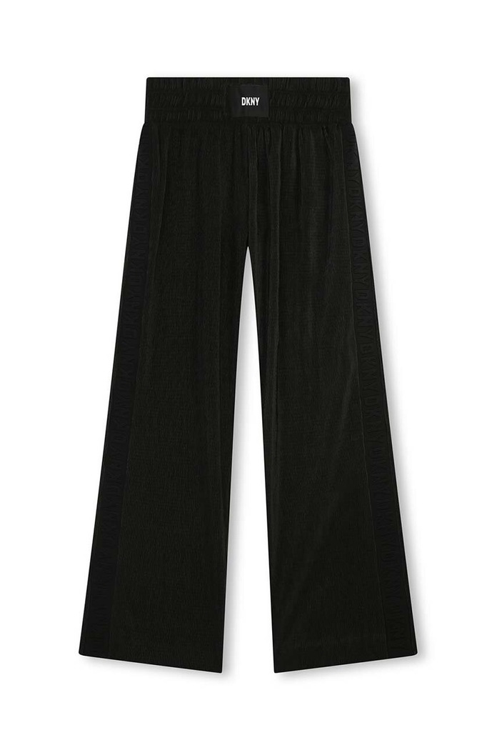 Detské nohavice Dkny D60064.114.150 čierna SS24