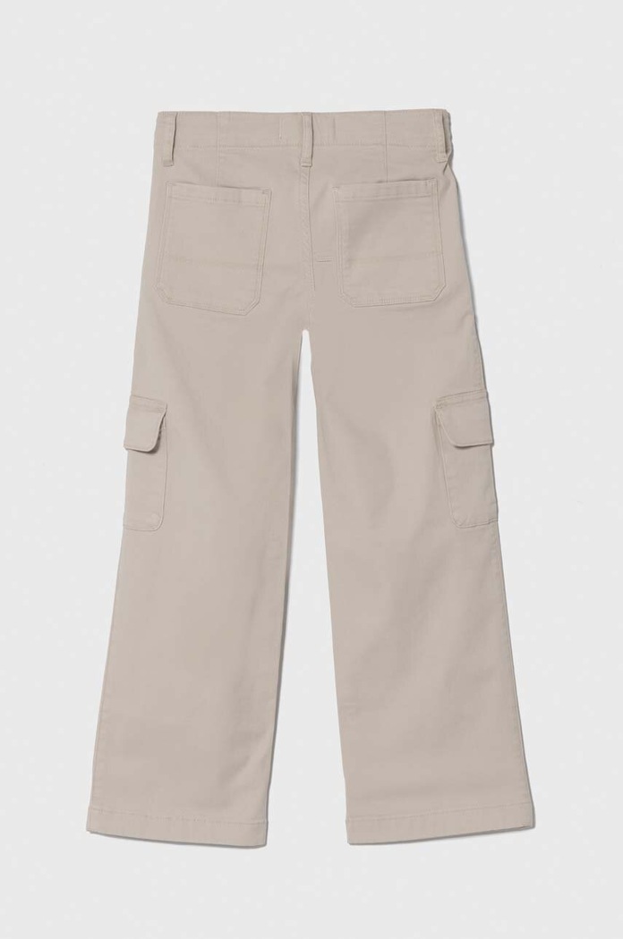 Παιδικό παντελόνι Abercrombie & Fitch KI256.3003 μπεζ SS24