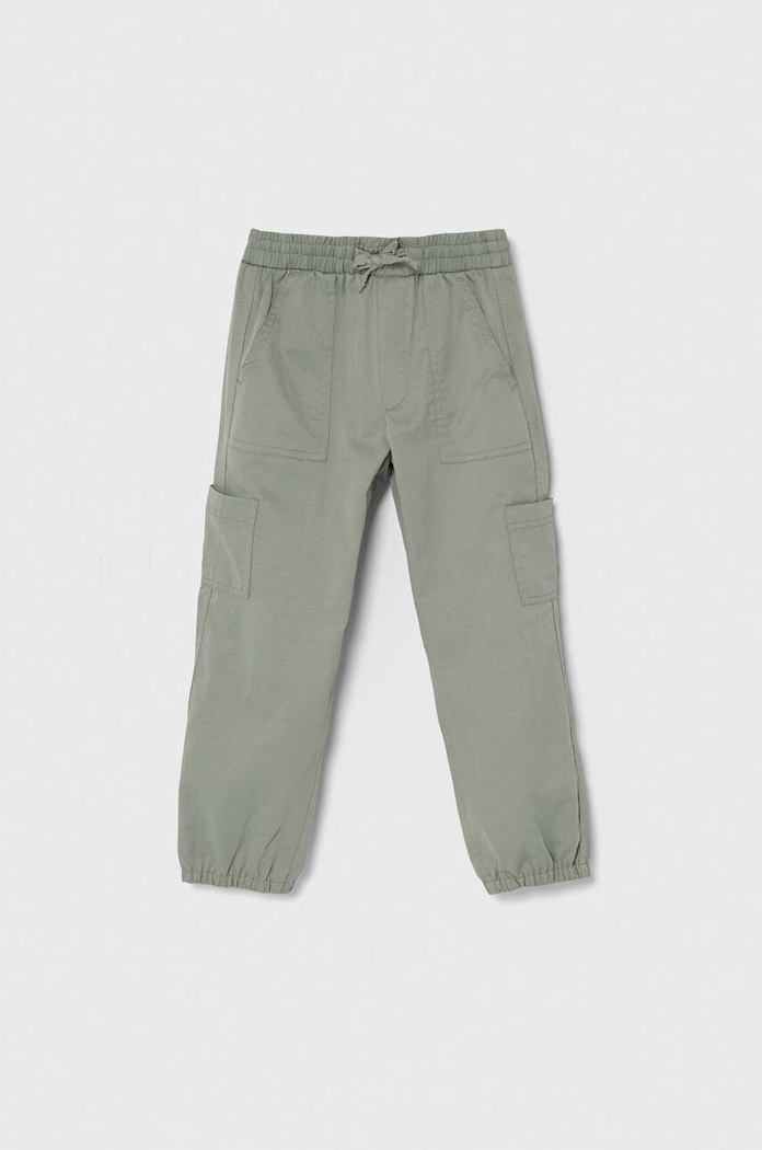 Παιδικό παντελόνι Abercrombie & Fitch ύφασμα πράσινο KI256.3035
