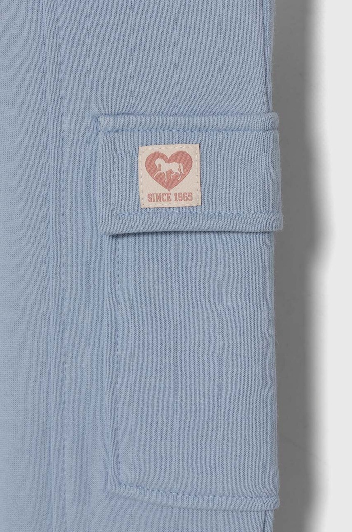 DÍVKA Dětské bavlněné tepláky United Colors of Benetton 3J68CF04Z.G.Seasonal modrá