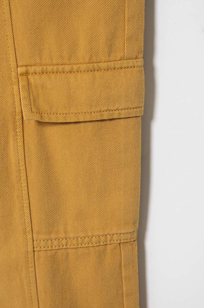 Fete United Colors of Benetton jeans copii 42C2CF02X.G.Seasonal galben