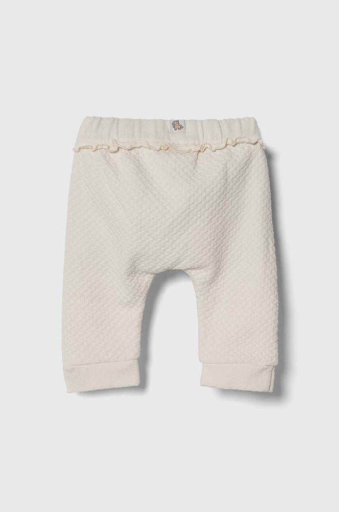 United Colors of Benetton spodnie dresowe niemowlęce 3NDKAF01M.W.Seasonal beżowy SS24