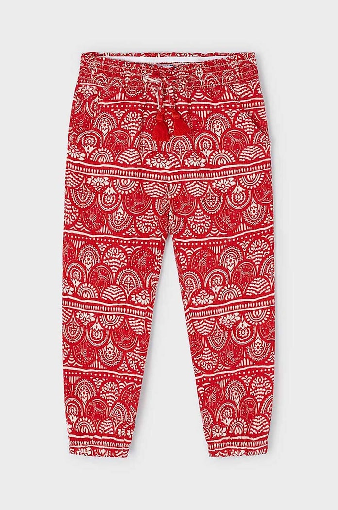 Dětské kalhoty Mayoral látka fialová 3535.6G.Mini.PPYH