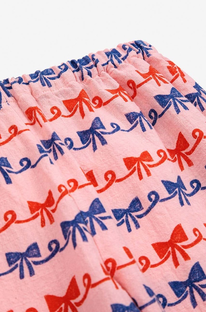 Bobo Choses gyerek pamut nadrág 124AB060 rózsaszín SS24