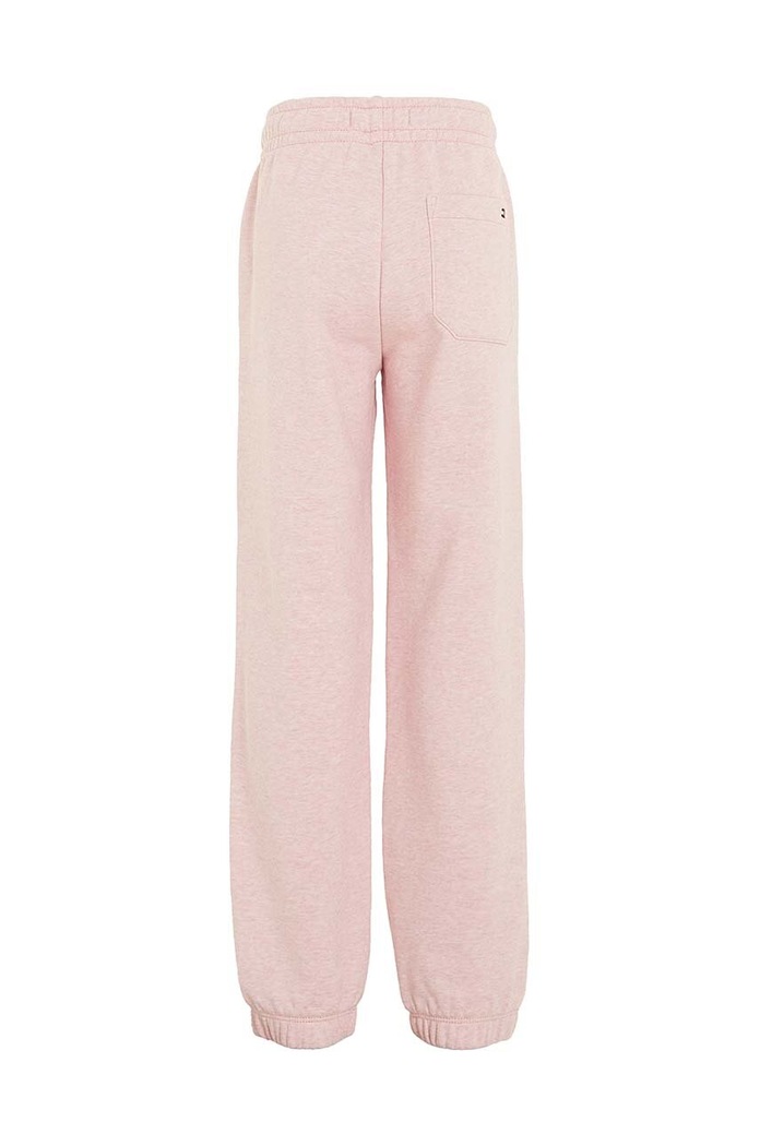 Dziewczynka Tommy Hilfiger spodnie dresowe bawełniane dziecięce KS0KS00535.G.PPYH różowy