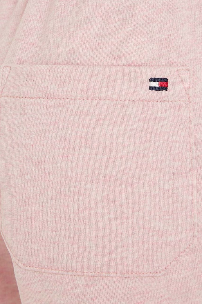 Tommy Hilfiger spodnie dresowe bawełniane dziecięce różowy KS0KS00535.G.PPYH