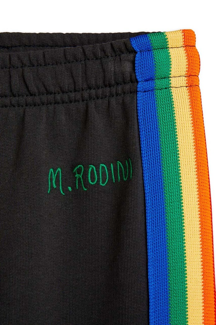 Mini Rodini spodnie dresowe bawełniane dziecięce czarny 2413011899