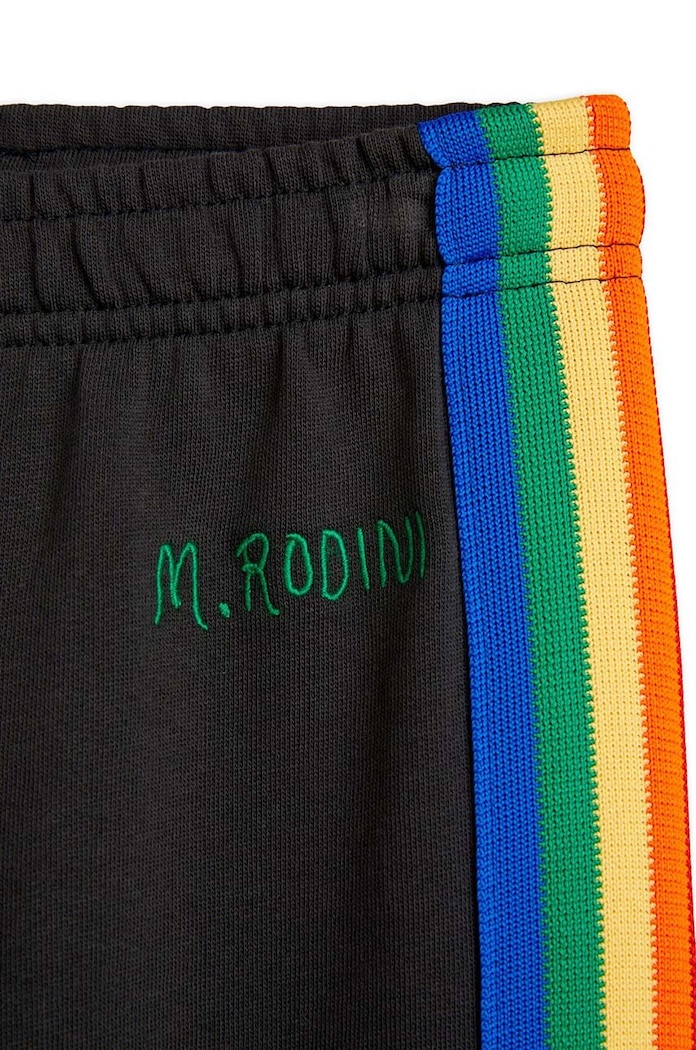 Mini Rodini spodnie dresowe bawełniane dziecięce czarny 2413011899