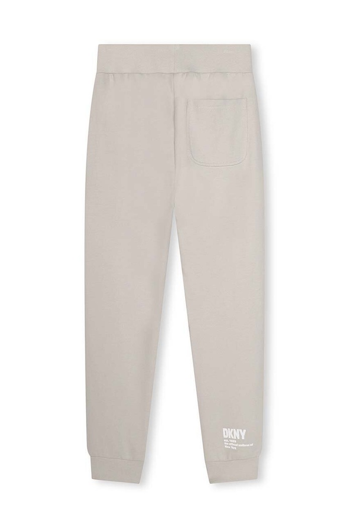 Chłopiec Dkny spodnie dresowe bawełniane dziecięce D60033.114.150 biały