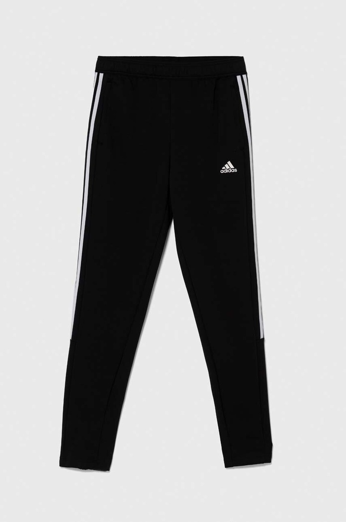 adidas spodnie dresowe dziecięce dzianina czarny IS4348