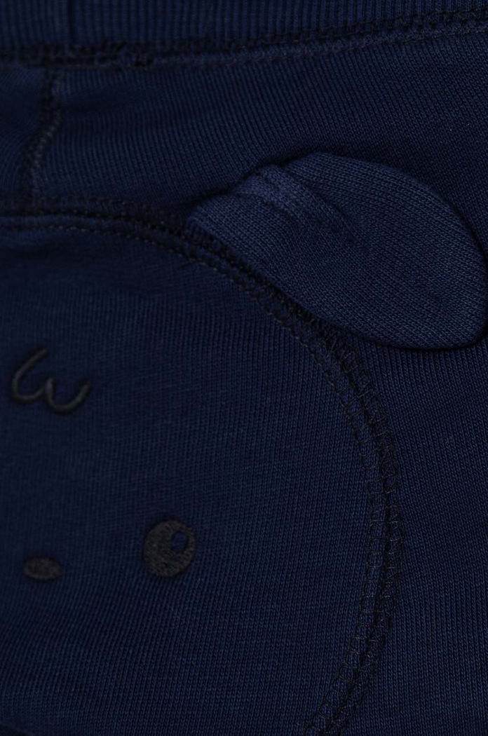 Chłopiec United Colors of Benetton spodnie dresowe bawełniane niemowlęce 3J70AF01L.W.Seasonal granatowy
