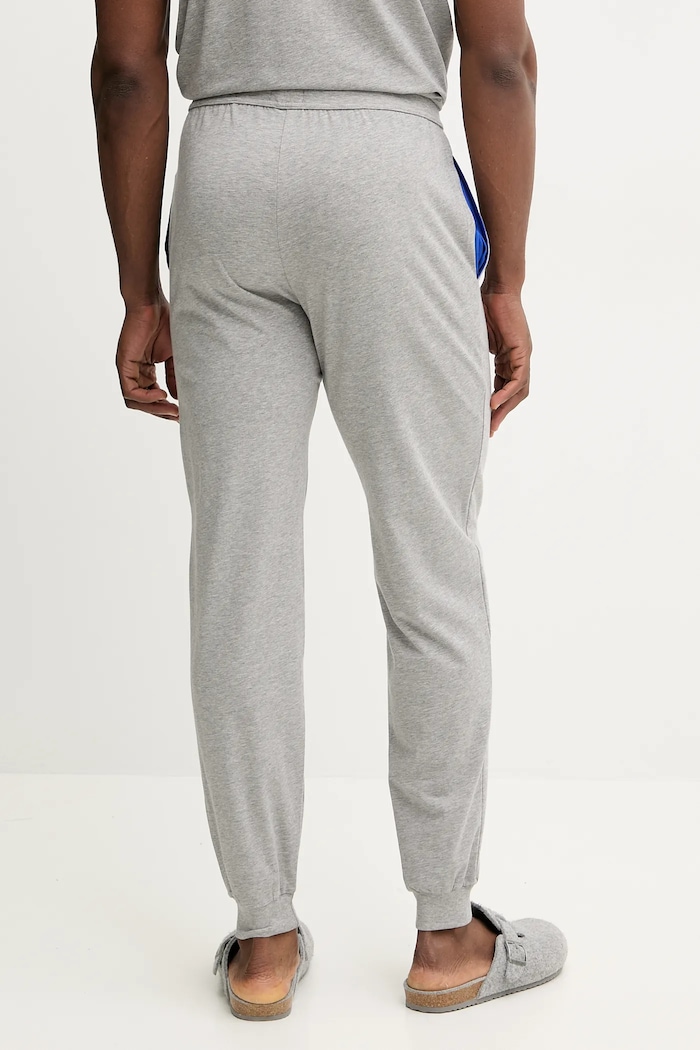 Oblečení BOSS loungewear kalhoty pánské bavlněné s elastanem Mix&Match Pants 50515305 šedá