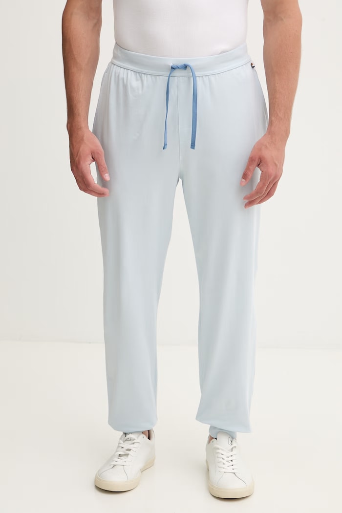 BOSS pantaloni de loungewear pentru bărbați din bumbac cu elastan Mix&Match Pants albastru 50515305
