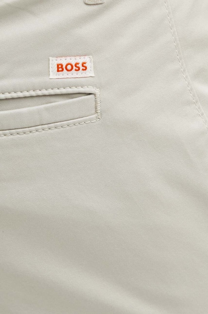 Nohavice BOSS Orange Chino_slim béžová 50510933