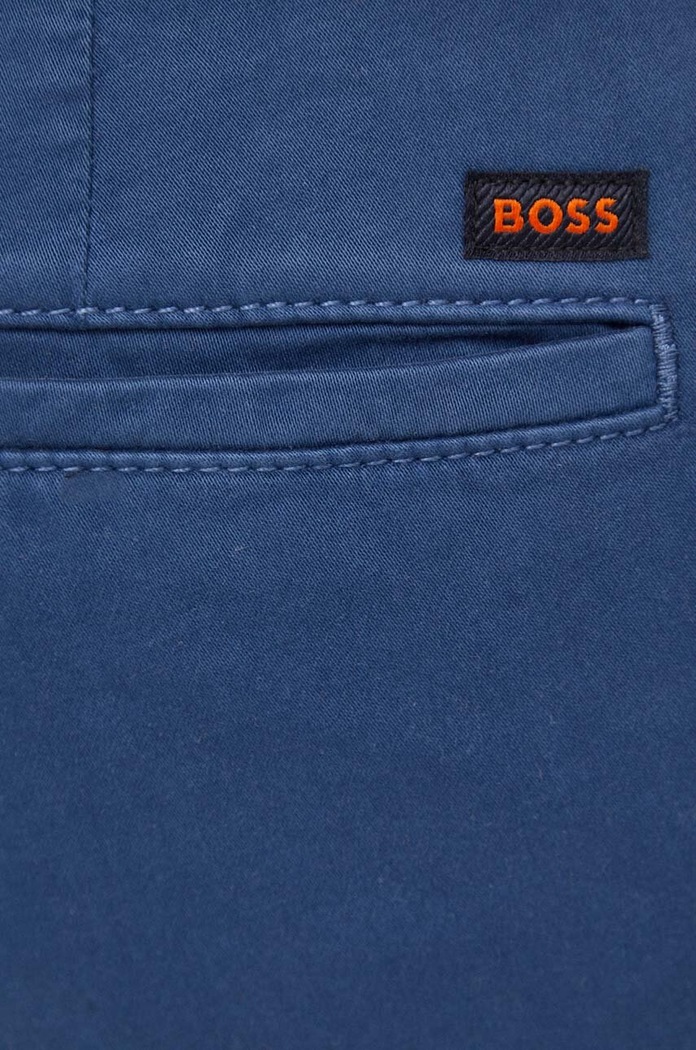 BOSS Orange spodnie Chino_slim granatowy 50510933
