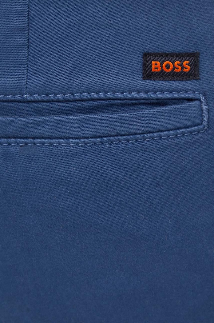 BOSS Orange spodnie Chino_slim granatowy 50510933
