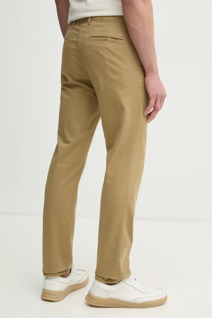 Oblečenie Nohavice BOSS Orange Chino_slim 50510933 zelená