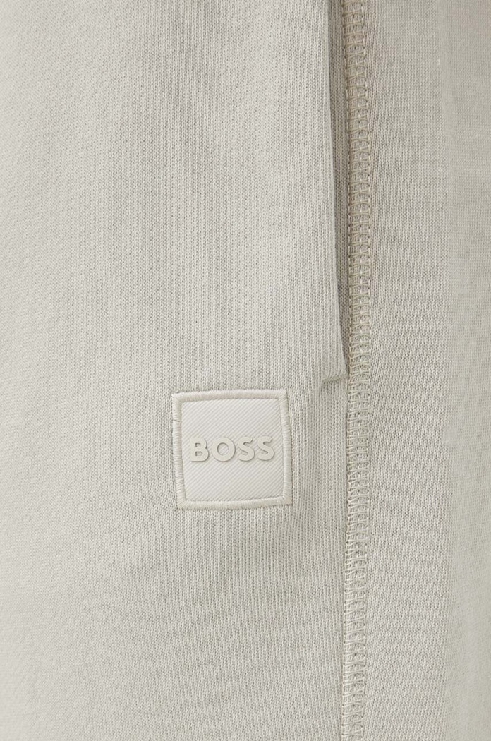Бавовняні спортивні штани Boss Orange Sestart бежевий 50509303