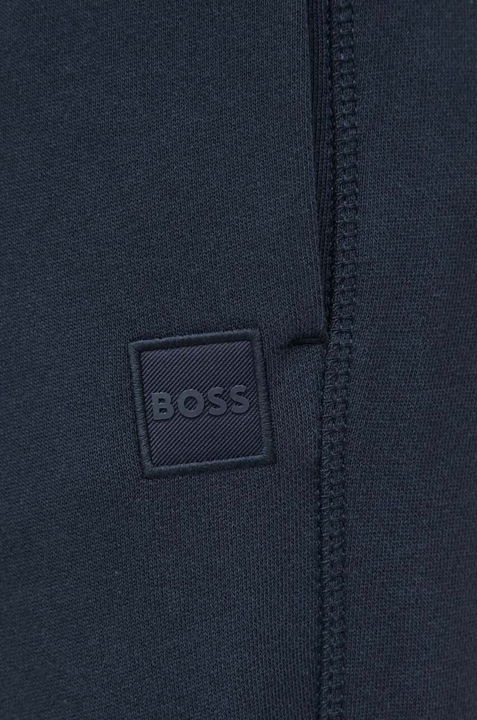 Bavlněné tepláky Boss Orange Sestart námořnická modř 50509303