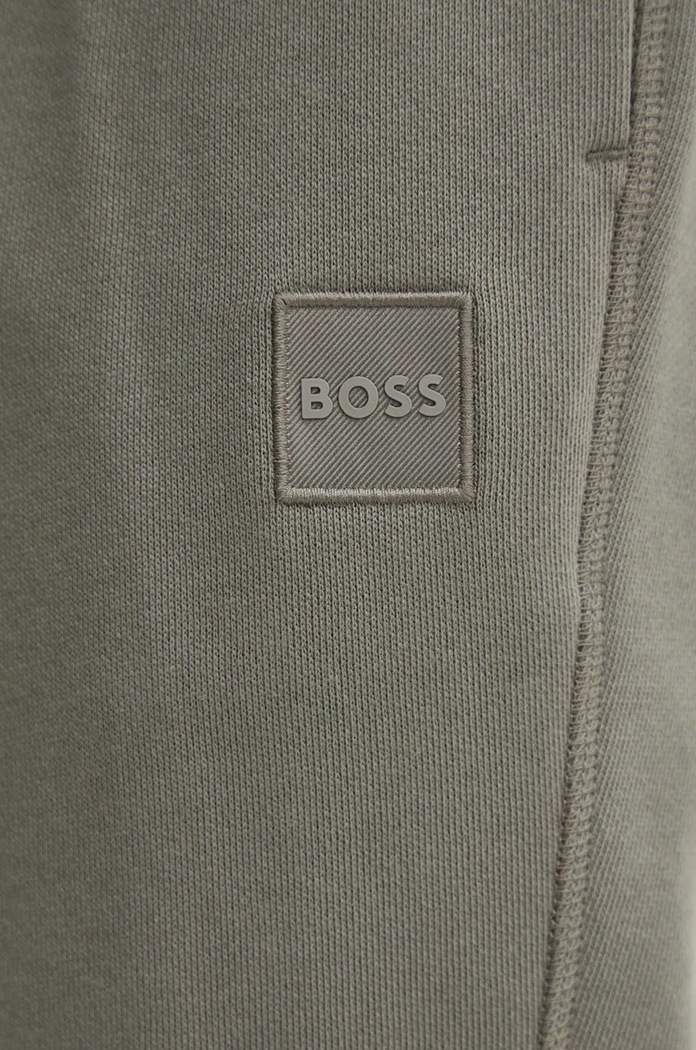 Bavlněné tepláky Boss Orange Sestart zelená 50509303