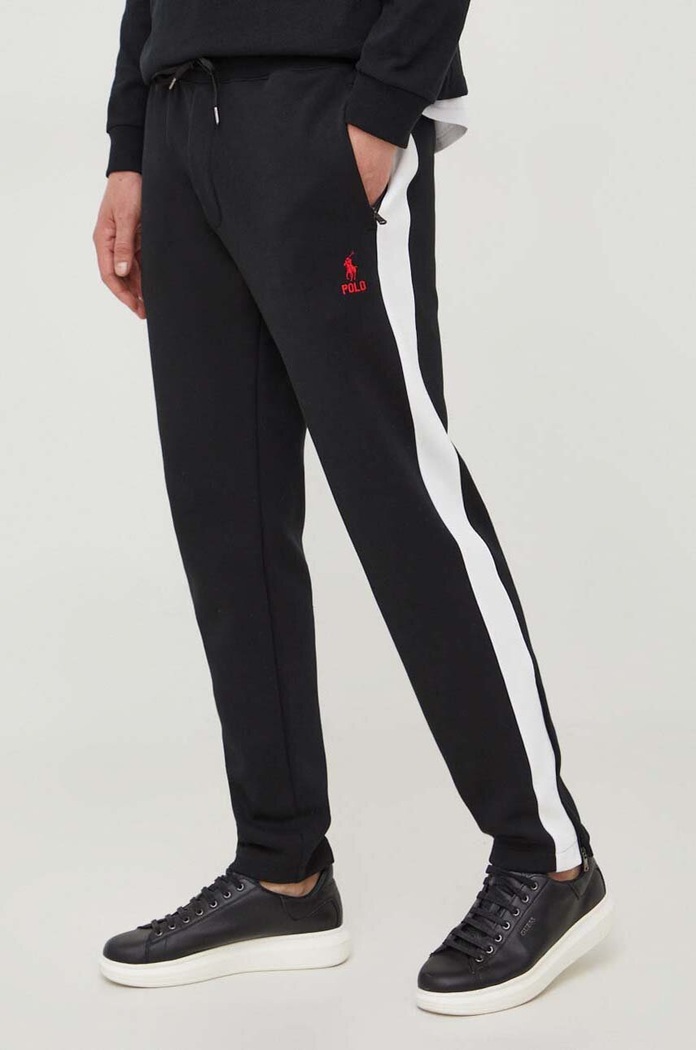Спортен панталон Polo Ralph Lauren трикотаж черен 710926505