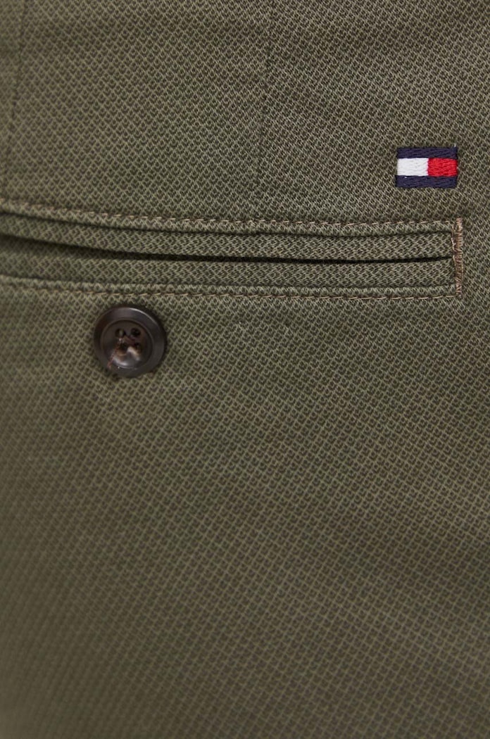 Kalhoty Tommy Hilfiger zelená MW0MW33938