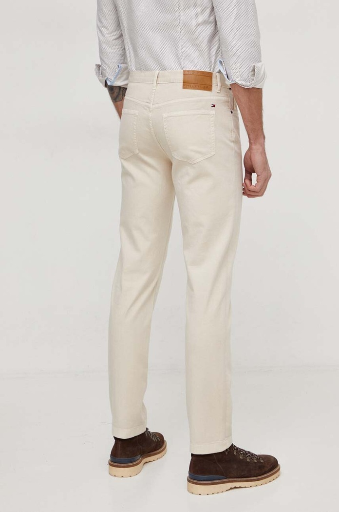 Odzież Tommy Hilfiger spodnie MW0MW33908 beżowy