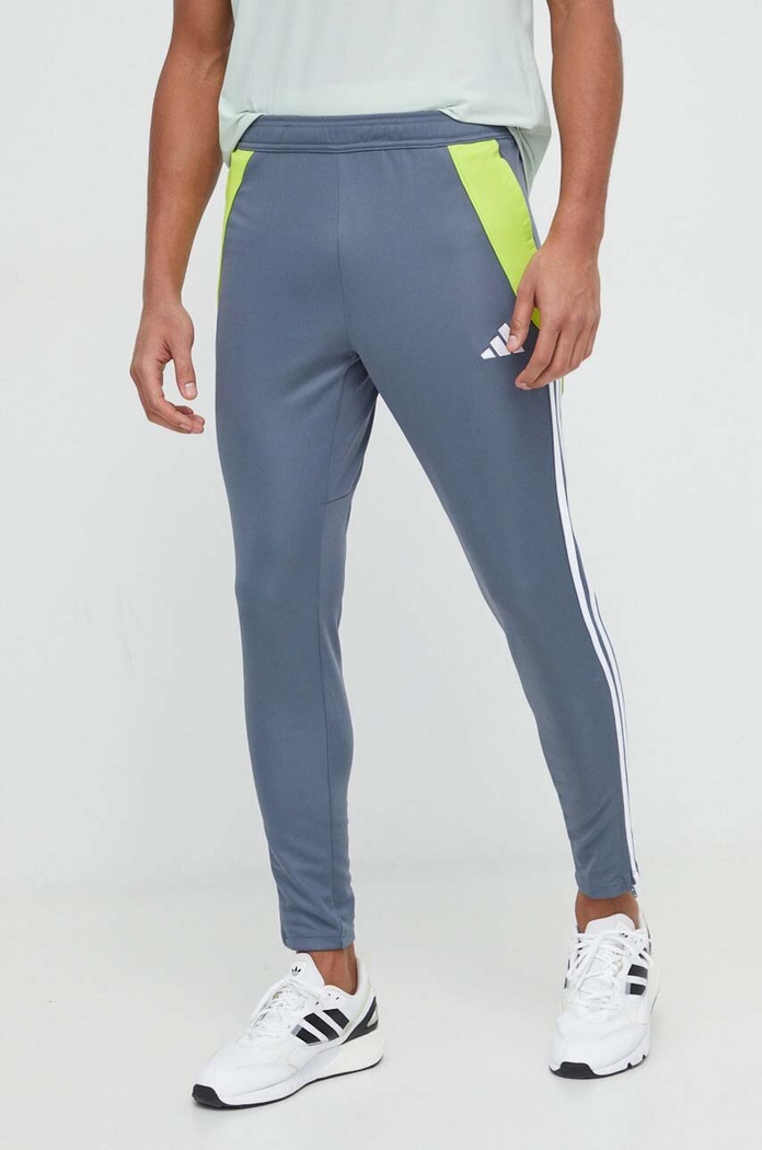 Hlače za trening adidas Performance Tiro 24 Planet friendly siva IV6945