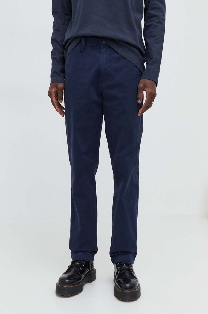 Levi's spodnie chinos męskie bawełniane A5753 granatowy SS26