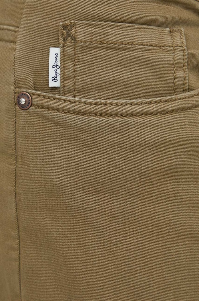 Панталон Pepe Jeans SLIM FIVE POCKETS PANTS PM211640 зелен