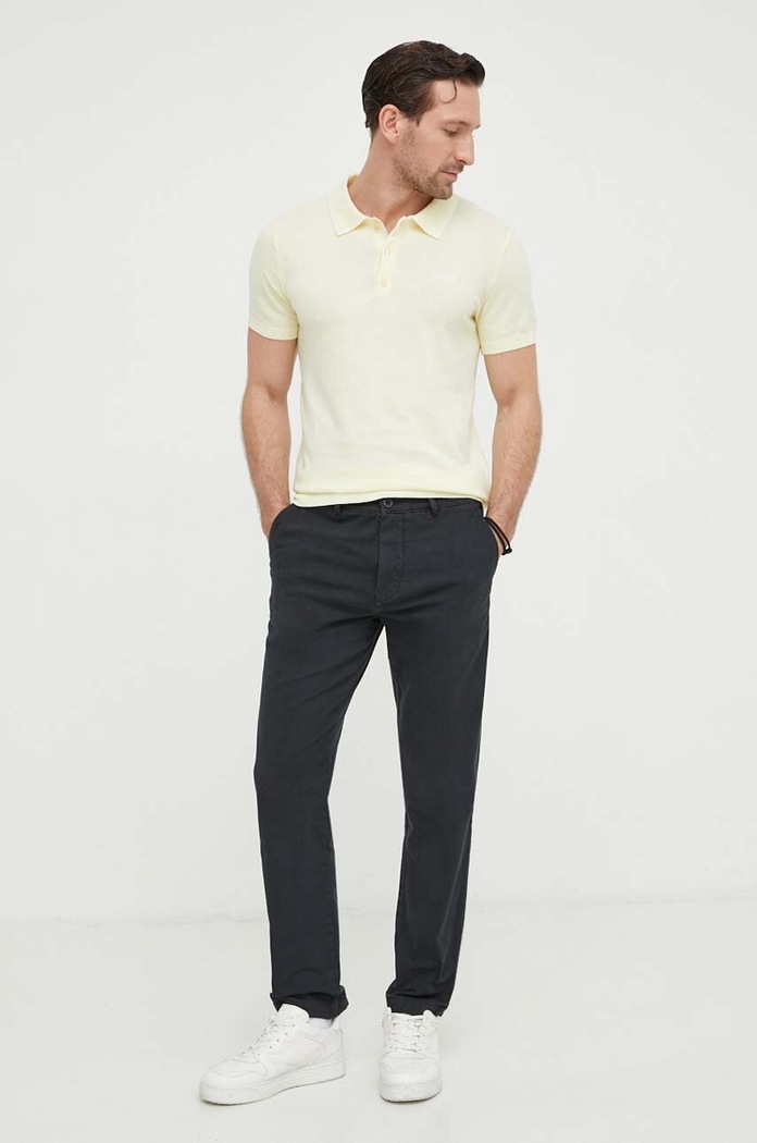 Pepe Jeans spodnie SLIM CHINO PM211655 czarny SS24