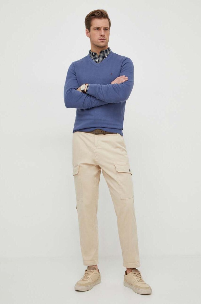 Панталон Pepe Jeans RELAXED MULTI POCKETS PANT PM211682 бежов SS24